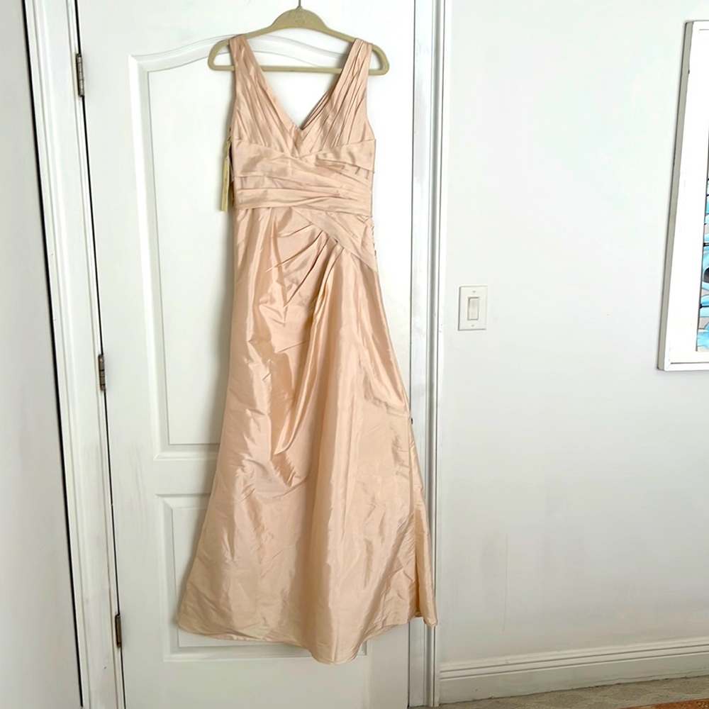 NWT blush pink ball gown/ bridesmaid dress size 8